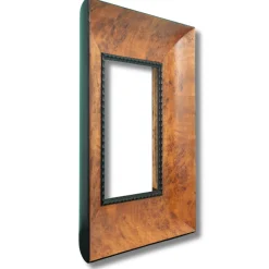 Rectangular Poplar Burl Wood Frame