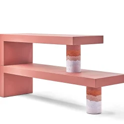 Red Alberoni Bookcase Design By Patricia Urquiola