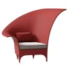 Red Bergere Armchair