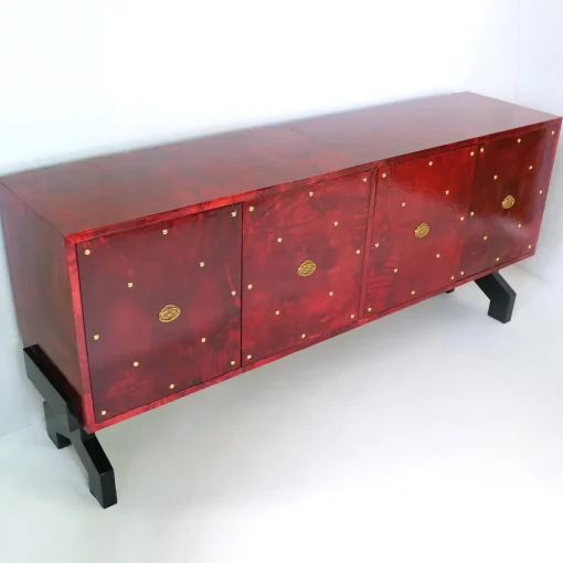 Red 4-Door Sideaboard