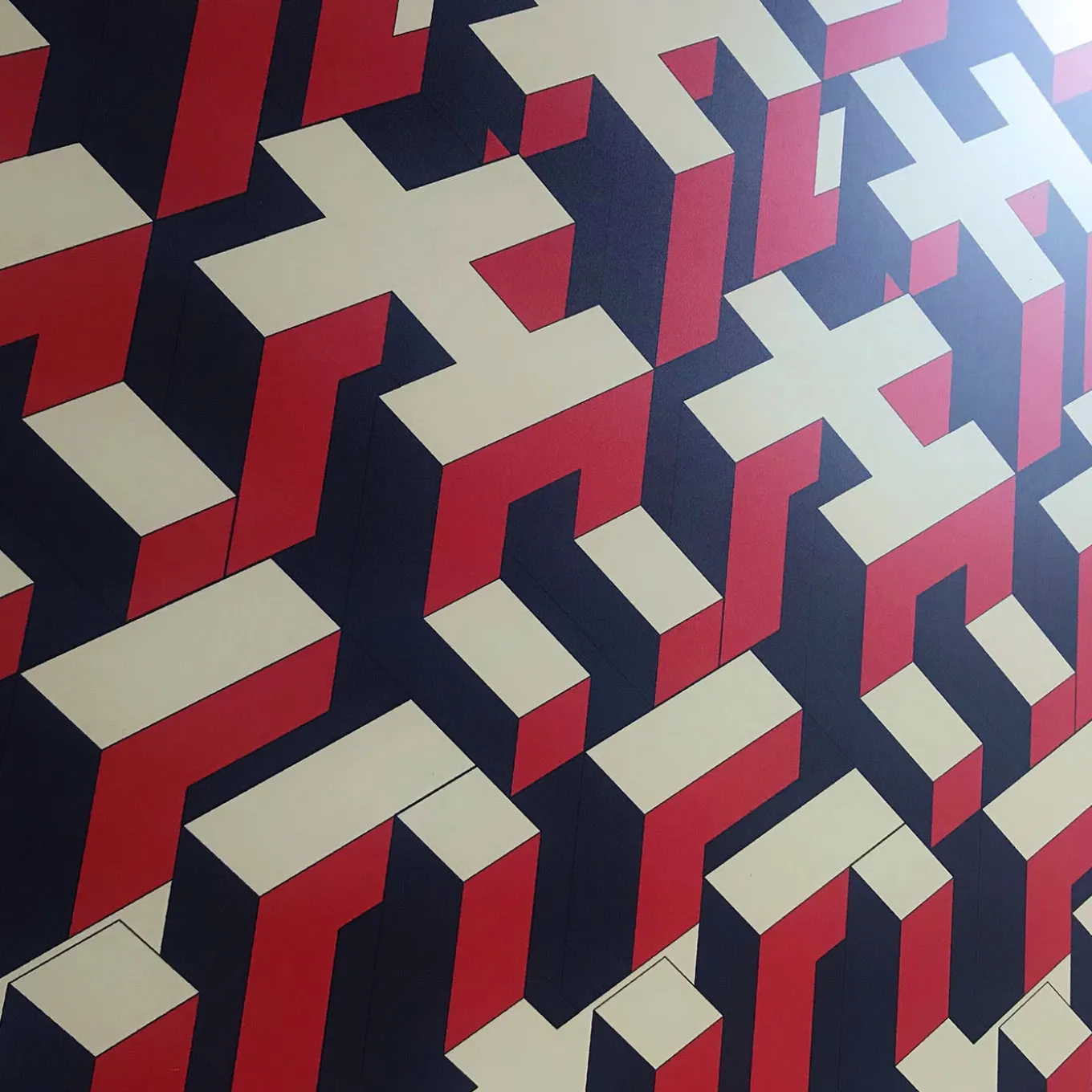 Red Human Fabric Wall Décor