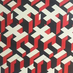 Red Human Fabric Wall Décor