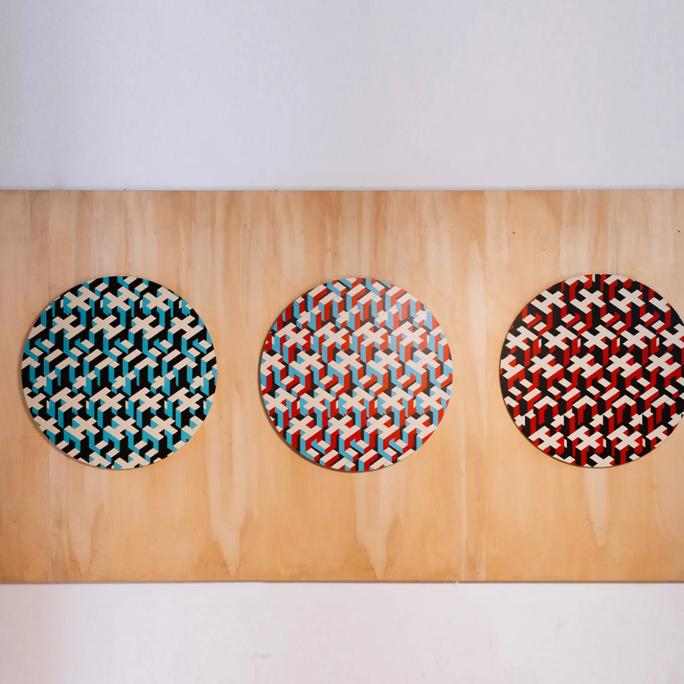 Red Human Fabric Wall Décor