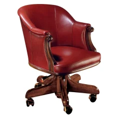 Red Leather Office Chair