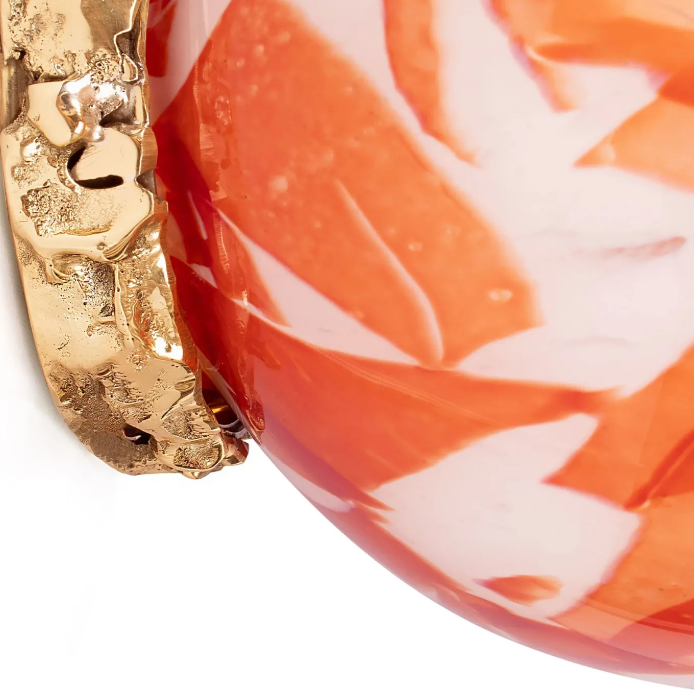 Red Murano Glass Crown Wall Lamp