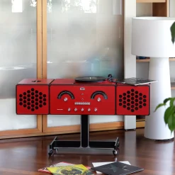 Red Radiofonografo RR226 by Achille and Pier Giacomo Castiglioni