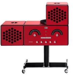 Red Radiofonografo RR226 by Achille and Pier Giacomo Castiglioni