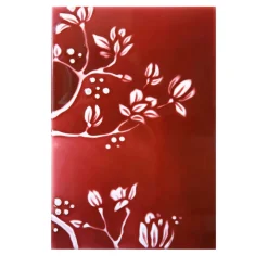 Red Resin Relief RD90 Decorative Panel