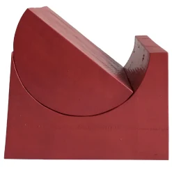 Red Wood Magazine Rack by Pietro Meccani