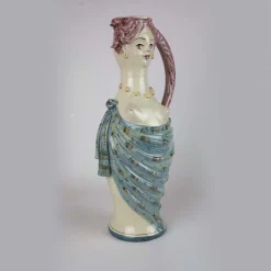 Red-Haired Woman Ceramic Jug