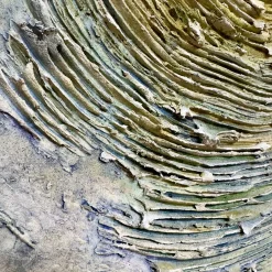 Reef Green Textured Resin Painting