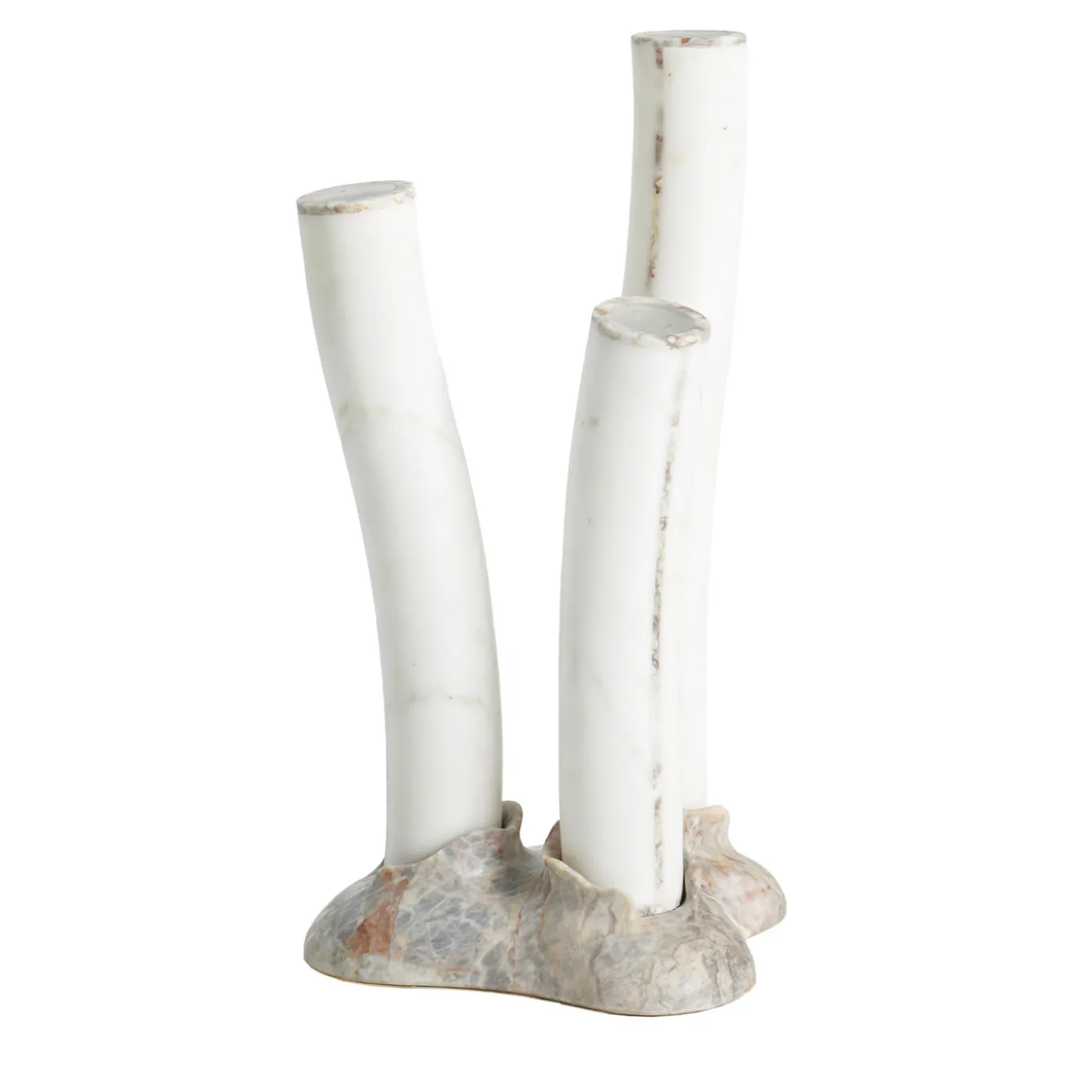 Reef 3-Light White/Pink Table Lamp by Jacopo Simonetti