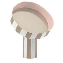 Reflections Girasoli Circo 40 White and Brown Mirror