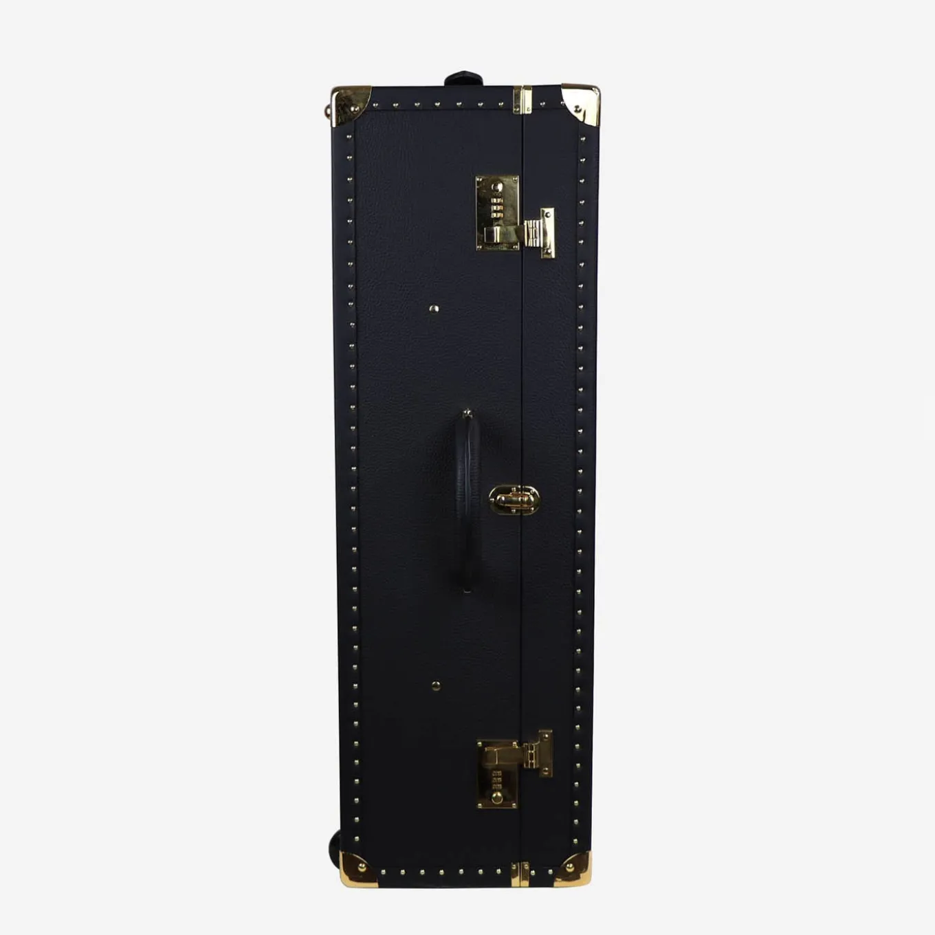 Regale Quilted Large Black Suitcase
