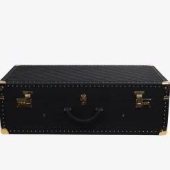 Regale Quilted Medium Black Suitcase