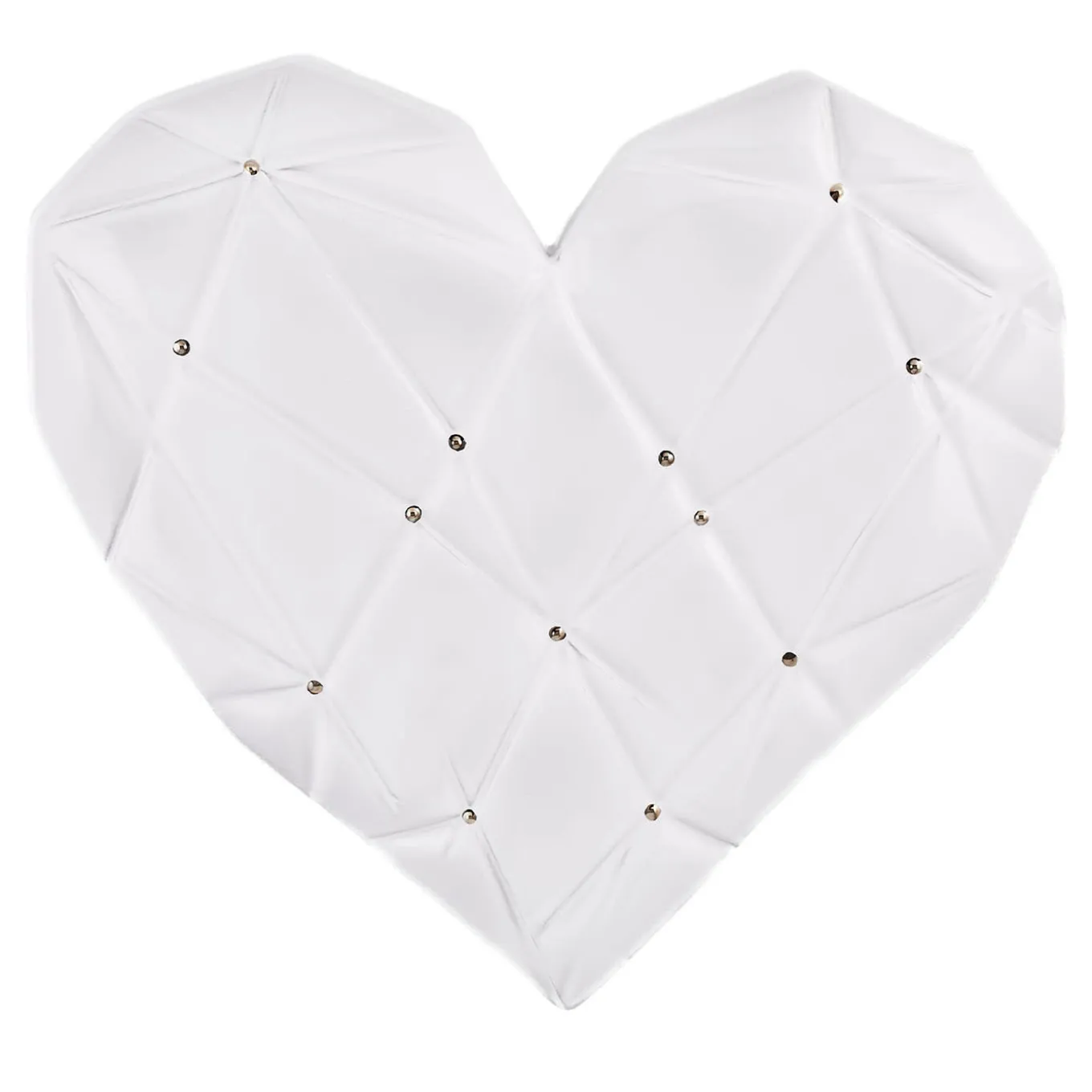 Regina di Cuori White Gold Decorative Pottery