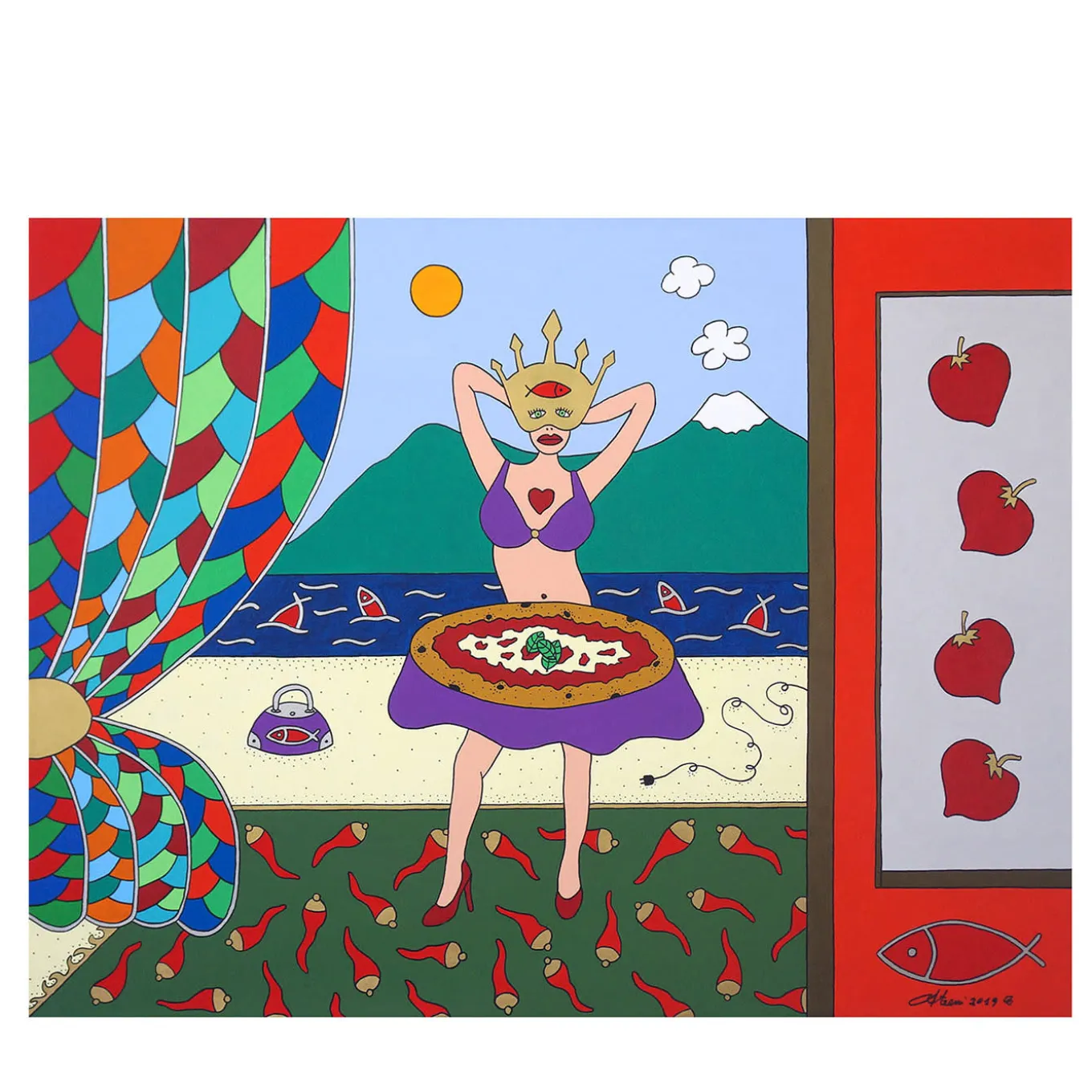 Regina Margherita Painting