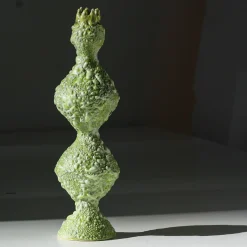 Reginetta Textured Green Bud Vase