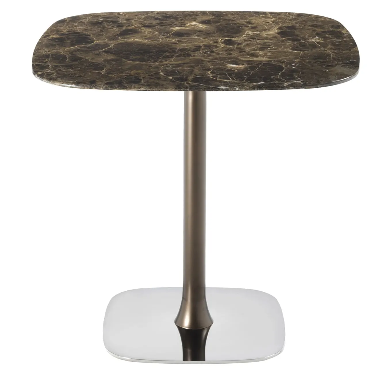 Rendez-Vous Brown Marble Bistro Table