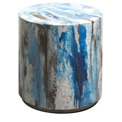 Resin Drip Side Table #3