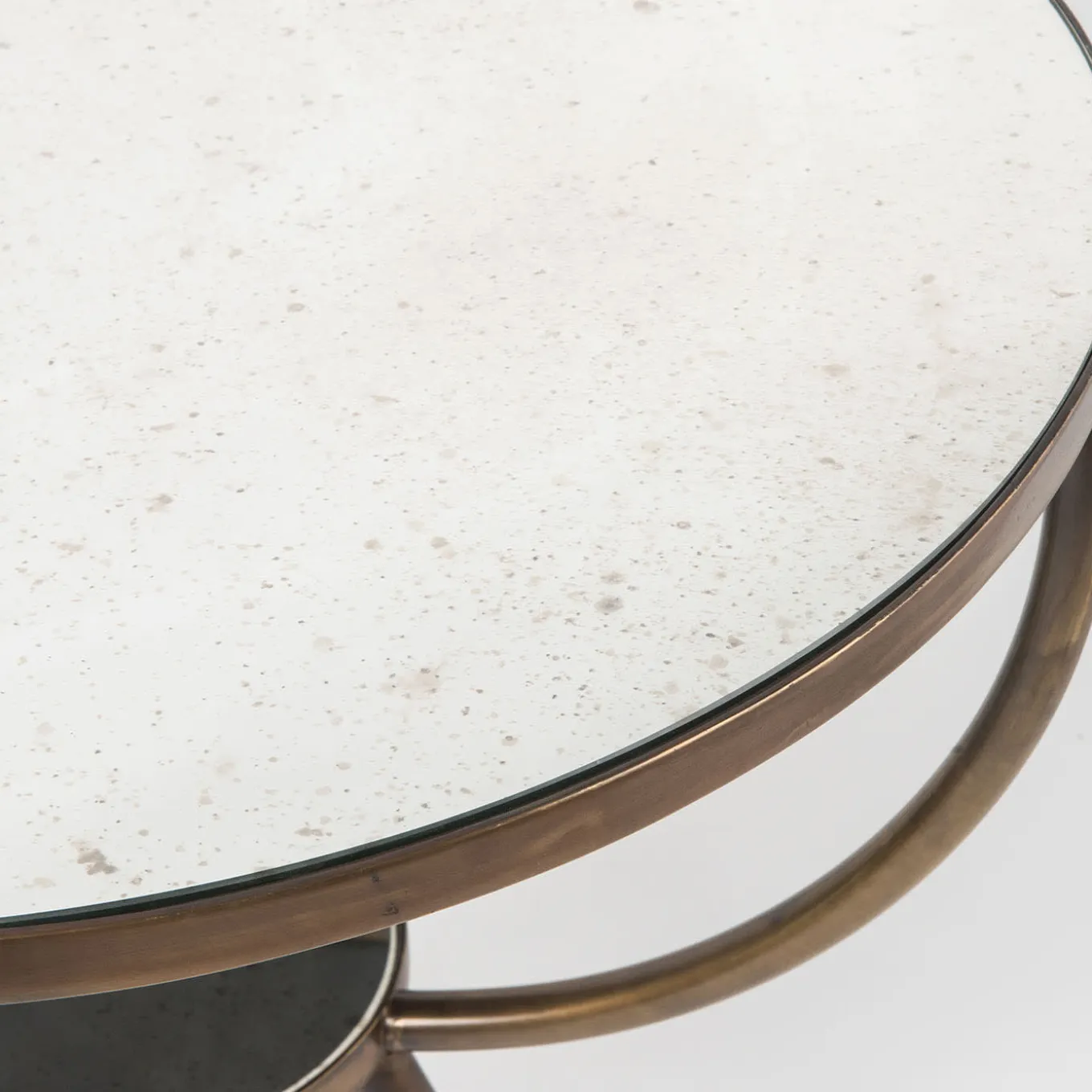 Retrò Oval Brass Bistrò Table