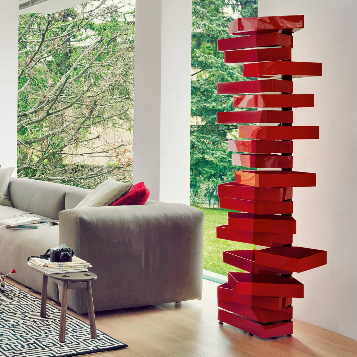 Revolving Cabinet by Shiro Kuramata