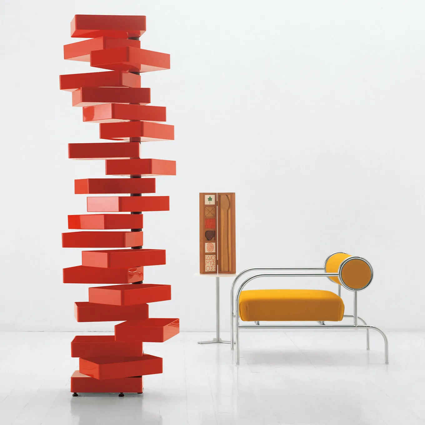 Revolving Cabinet by Shiro Kuramata