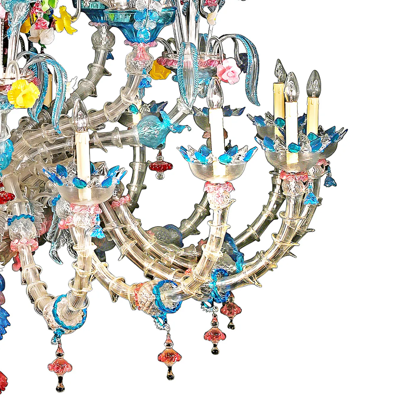 Rezzonico 46-Light Polychrome Chandelier
