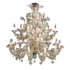 Rezzonico-style Gold and Crystal Chandelier #5