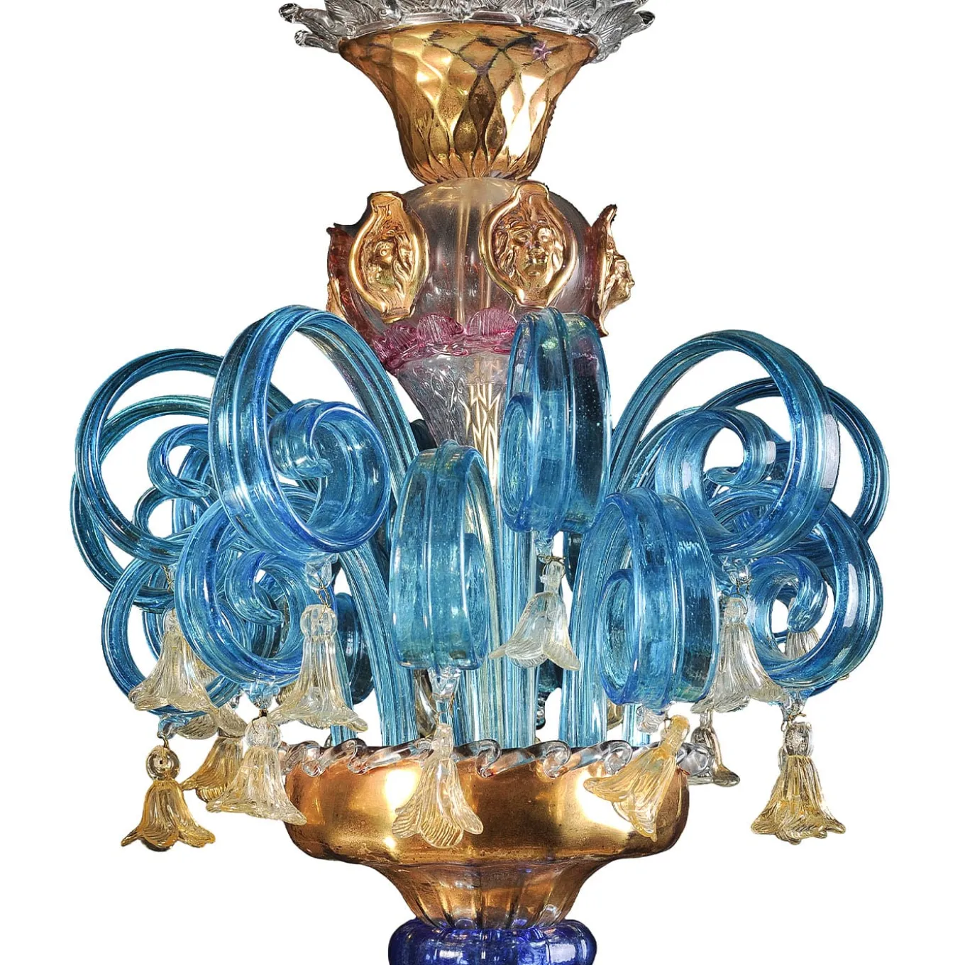 Rezzonico-style Multicolor Chandelier