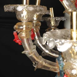 Rezzonico-style Multicolor Chandelier