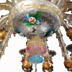 Rezzonico-style Multicolor Chandelier