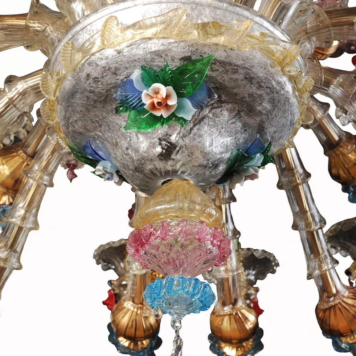 Rezzonico-style Multicolor Chandelier