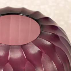 Riccio Amethyst Glass Vase