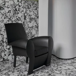 Richard III Black Armchair by Philippe Starck