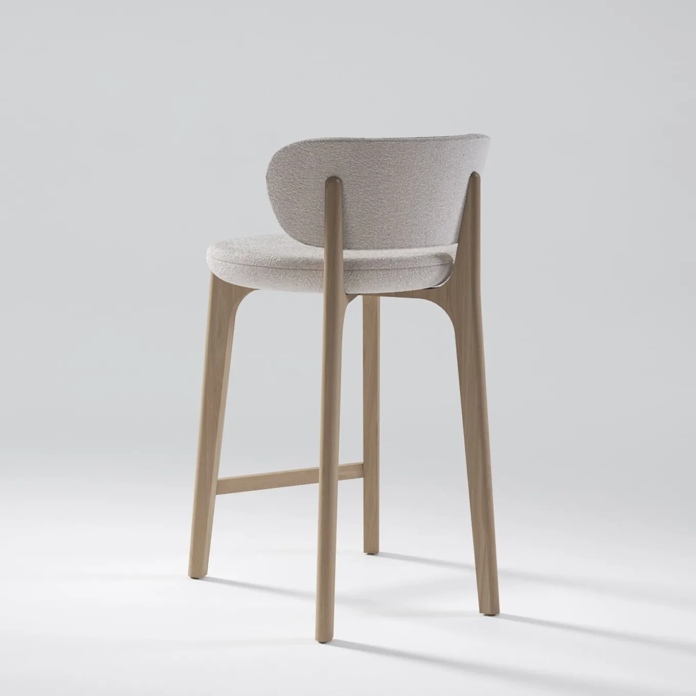 Richmond Pearl Bouclè Barstool