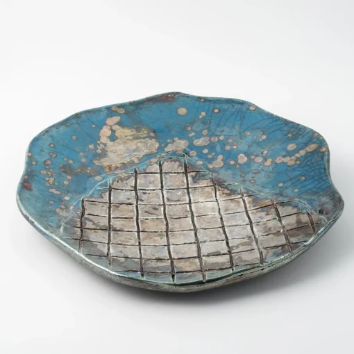 Riflessi Veneziani Decorative Ceramic Plate by Nino Basso