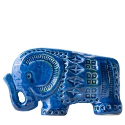 Rimini Blu Elephant Figurine by Aldo Londi