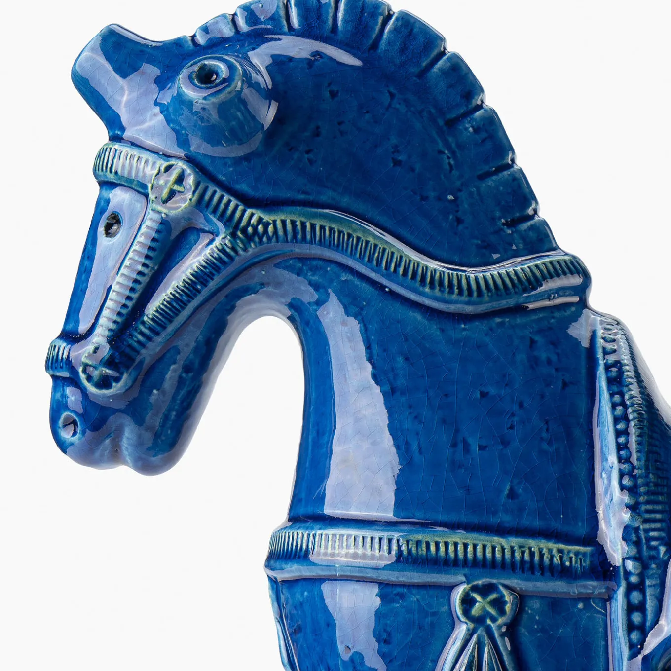 Rimini Blu Standing Horse Figurine by Aldo Londi