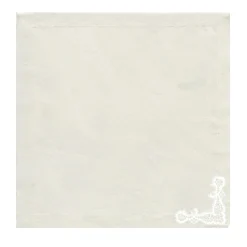 Rinascimento Set of 2 Beige-Embroidered Linen Napkins