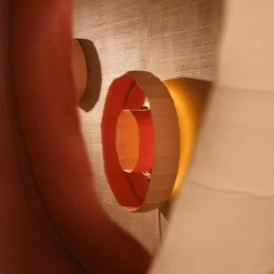 Ring Aura Mirror Lamp #2 By Giovanni Botticelli & Paola Paronetto