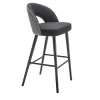 Ring 2-Tone Gray Bar Stool by Balutto Associati