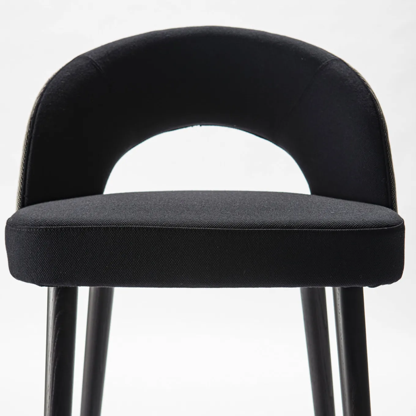 Ring 2-Tone Gray Bar Stool by Balutto Associati