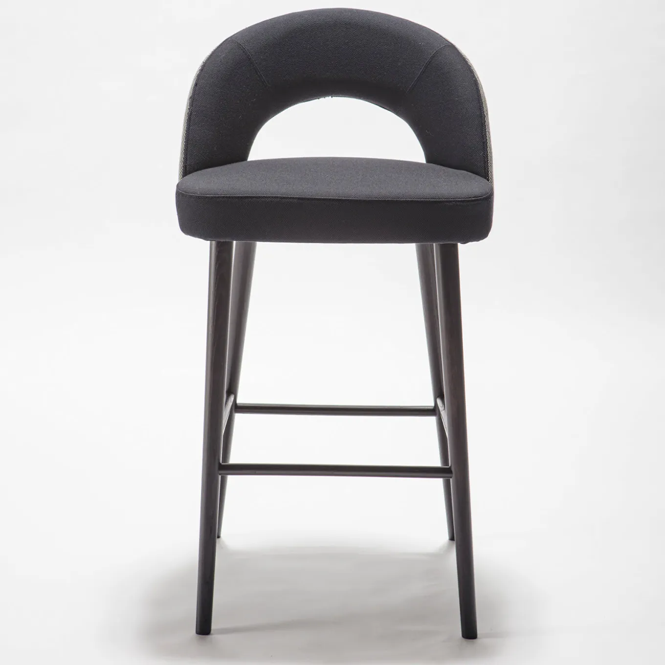 Ring 2-Tone Gray Bar Stool by Balutto Associati