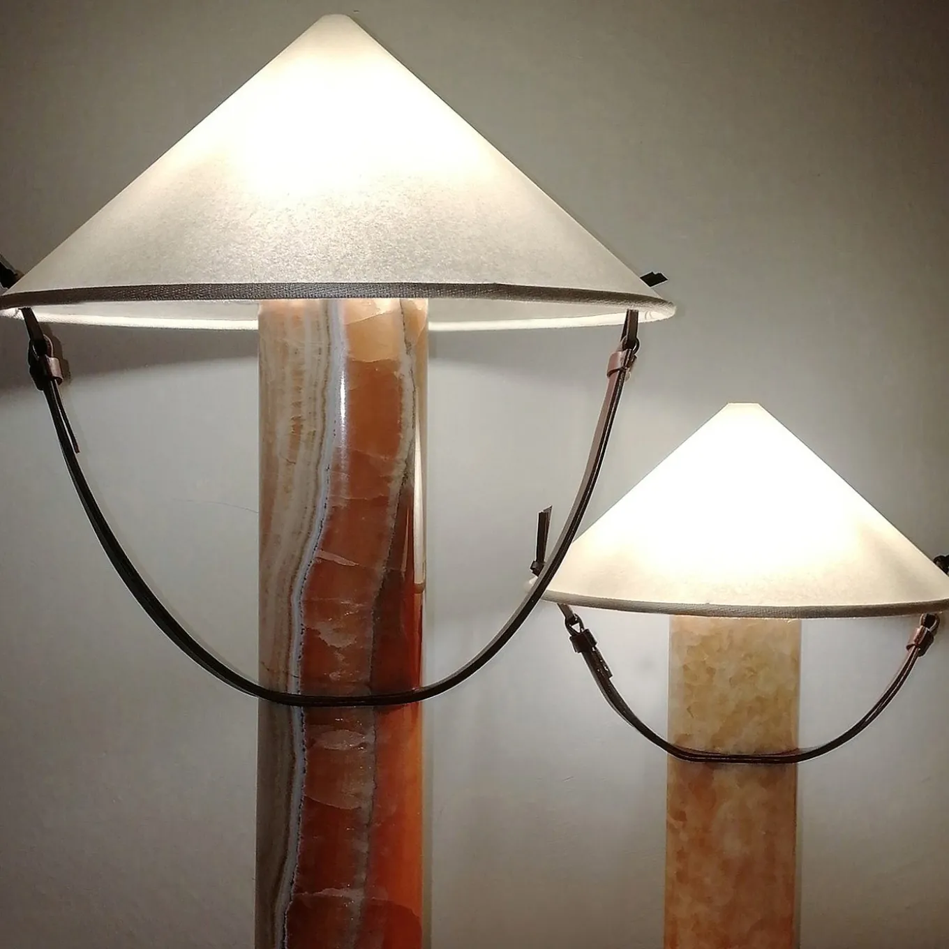 Riso Small Onyx Table Lamp