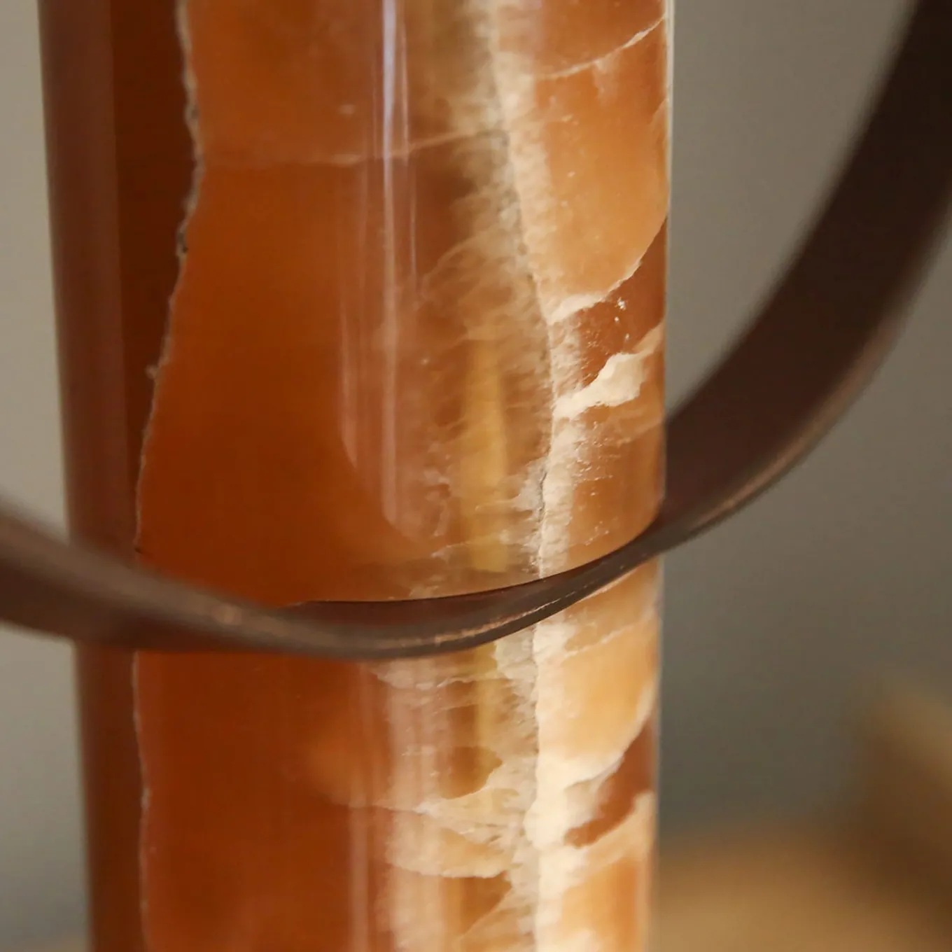 Riso Small Onyx Table Lamp