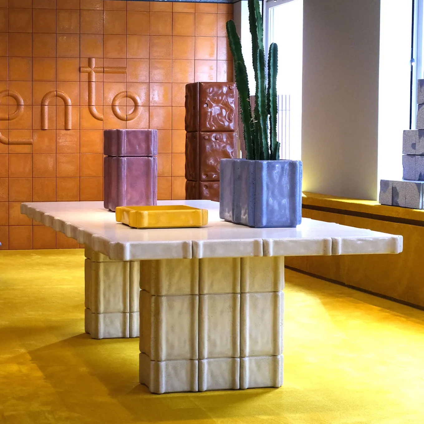 Riva White Dining Table by Patricia Urquiola