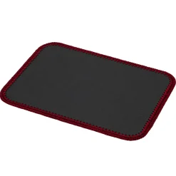 Rochelle Leather & Crochet Placemats Rectangular - Red