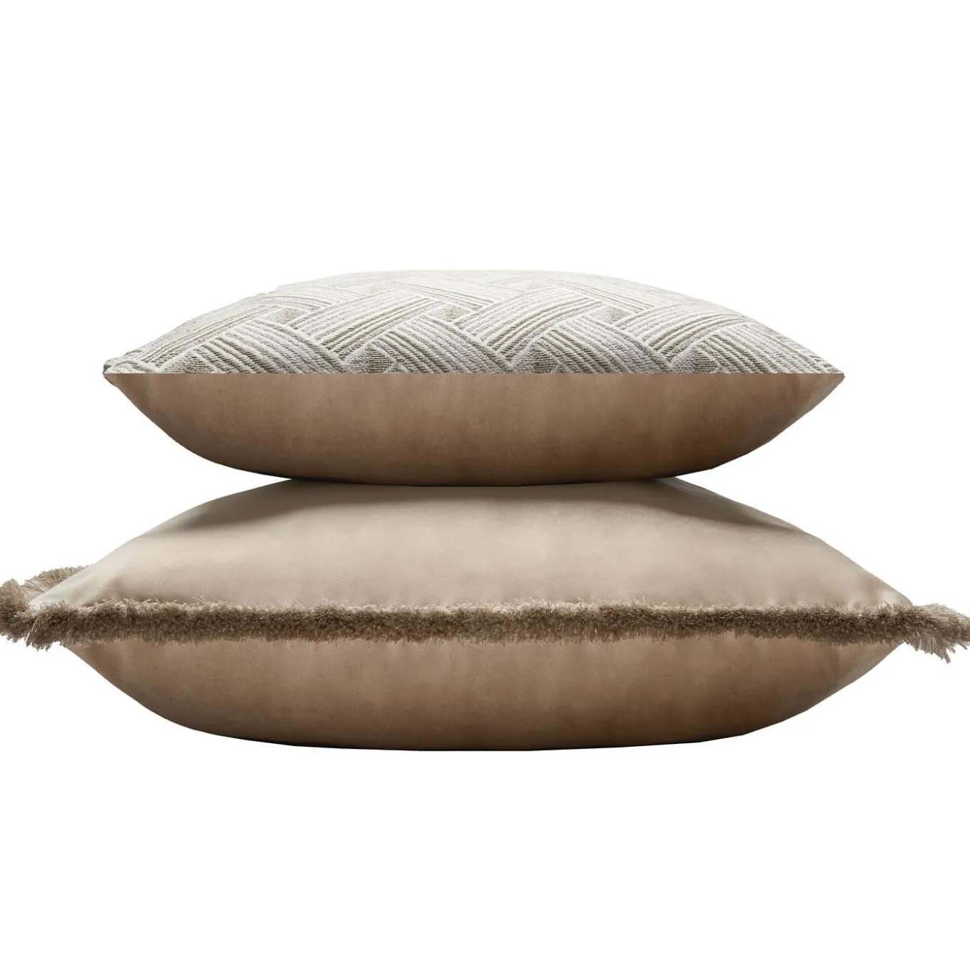 Rock Collection Beige Cushion