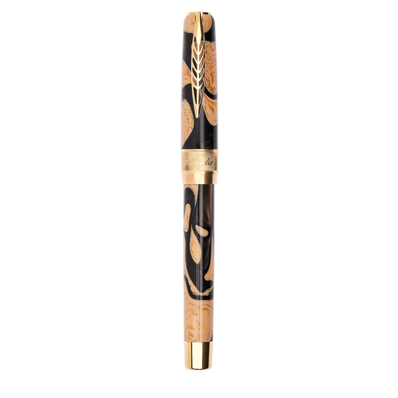 Rock Dune Rollerball Pen with Gold Trims